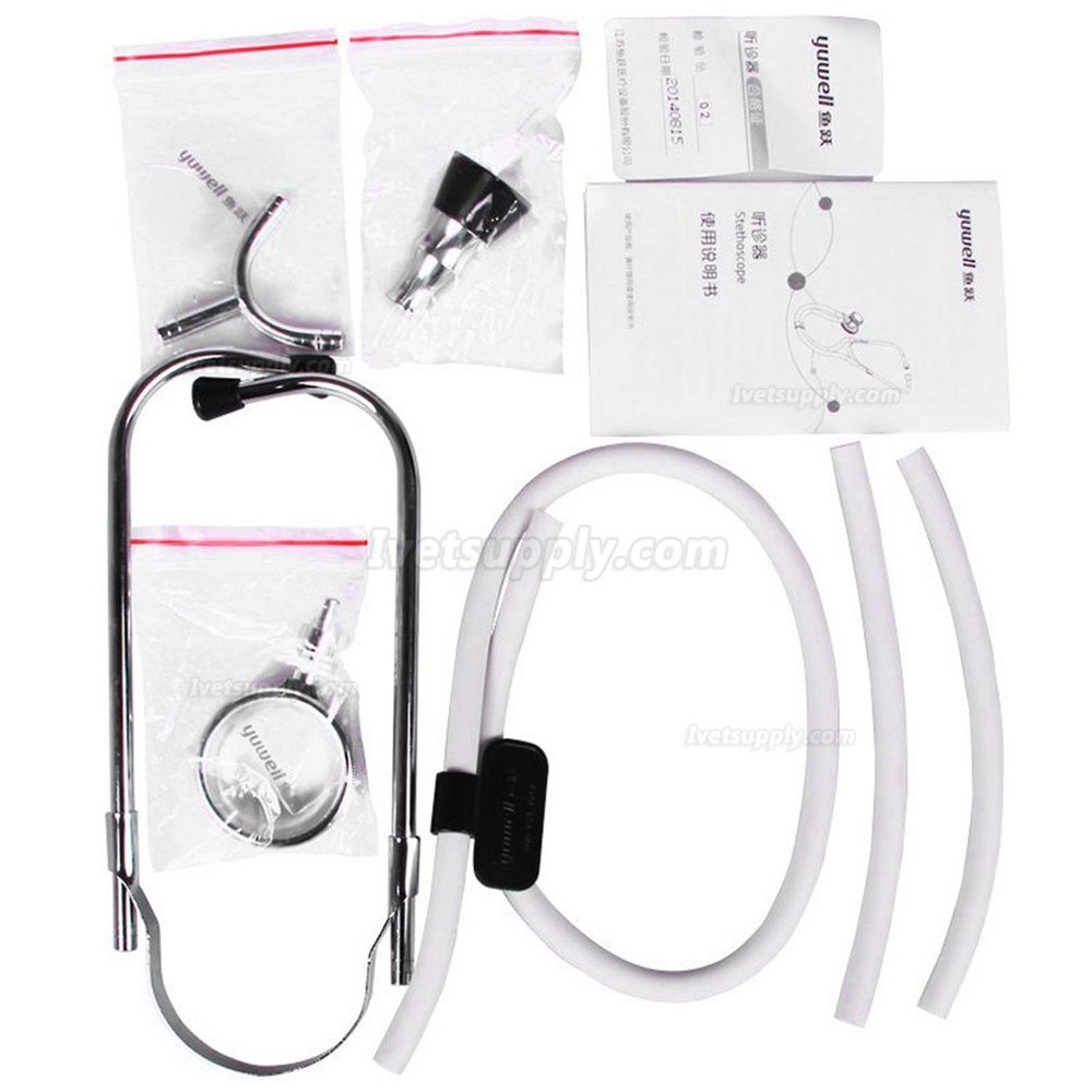 Yuwell Veterinary Stethoscope Dual-Head Medical Home Use Dual-Head Stethoscope